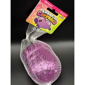 ORB Curiositas Sparklee Capybara Purple Glitter Squishy Sensory Fidget Toy NWT